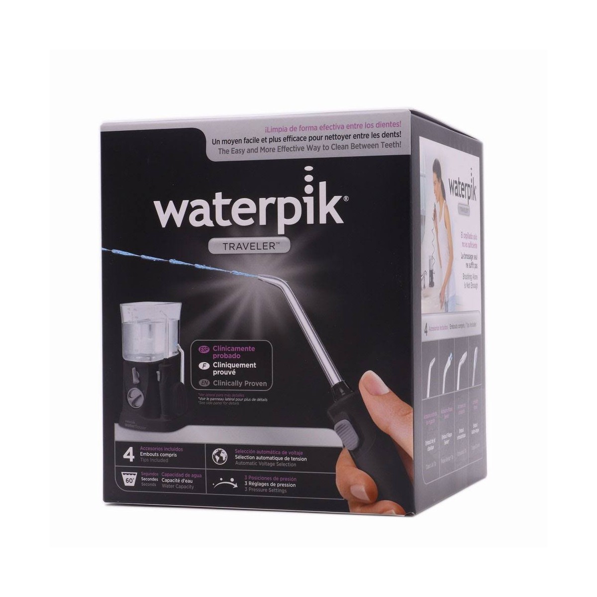 waterpik irrigador traveler wp 300 negro