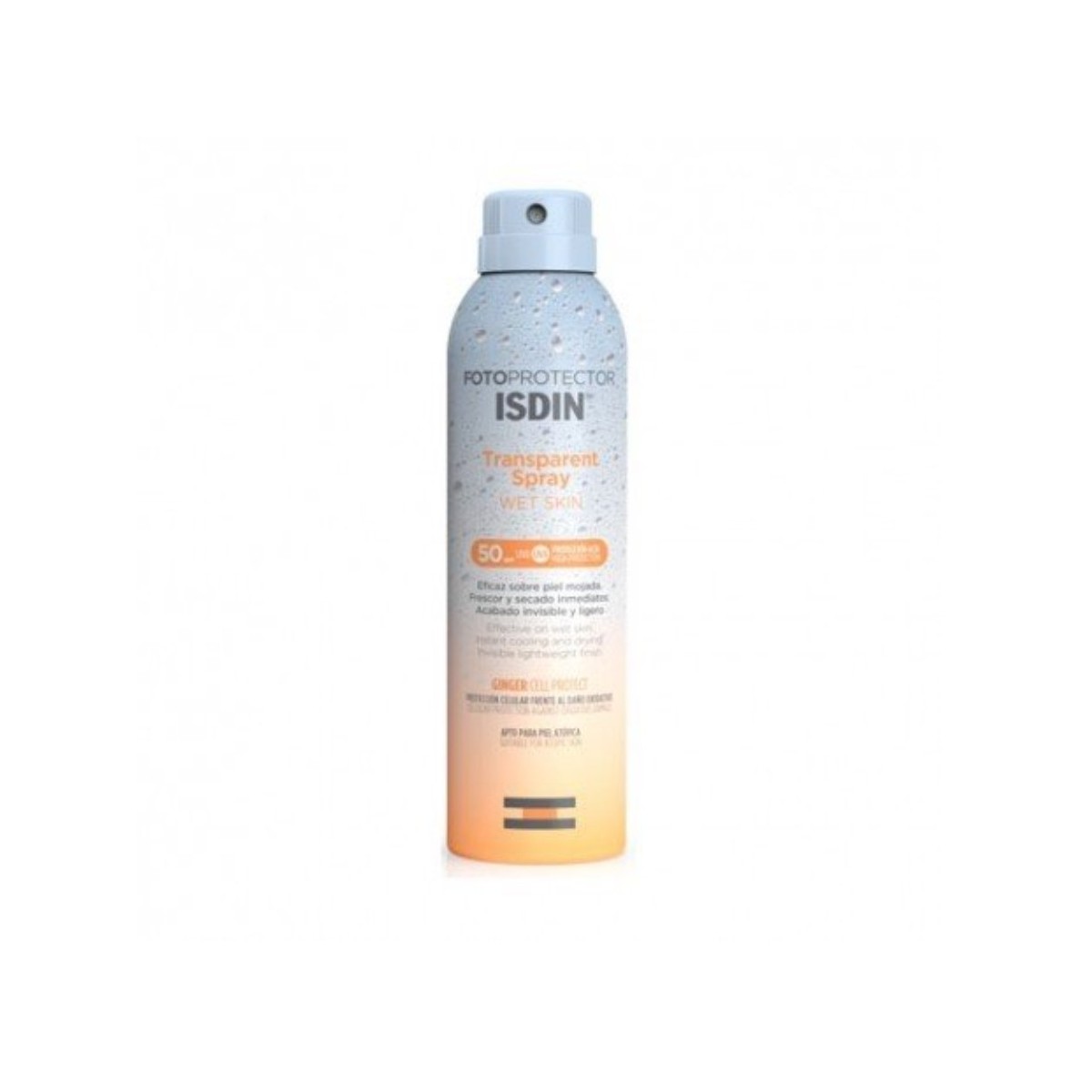 fotoprotector isdin transparent spray wet skin spf 50 250 ml
