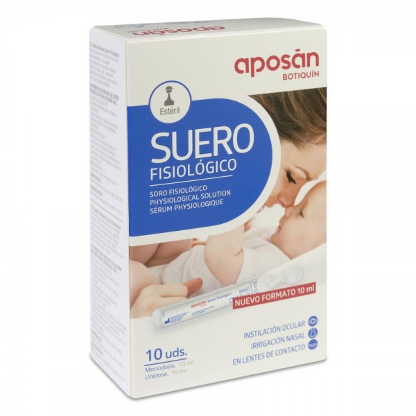 aposan suero fisiologico 10ml 10 unidades
