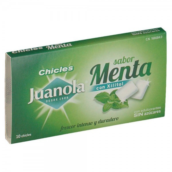 chicle juanola menta con xilitol