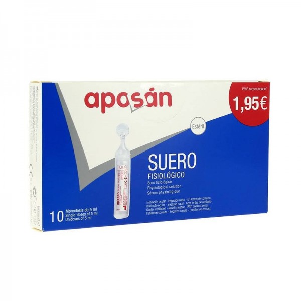 aposan suero fisiologico 10 monodosis de 5 ml