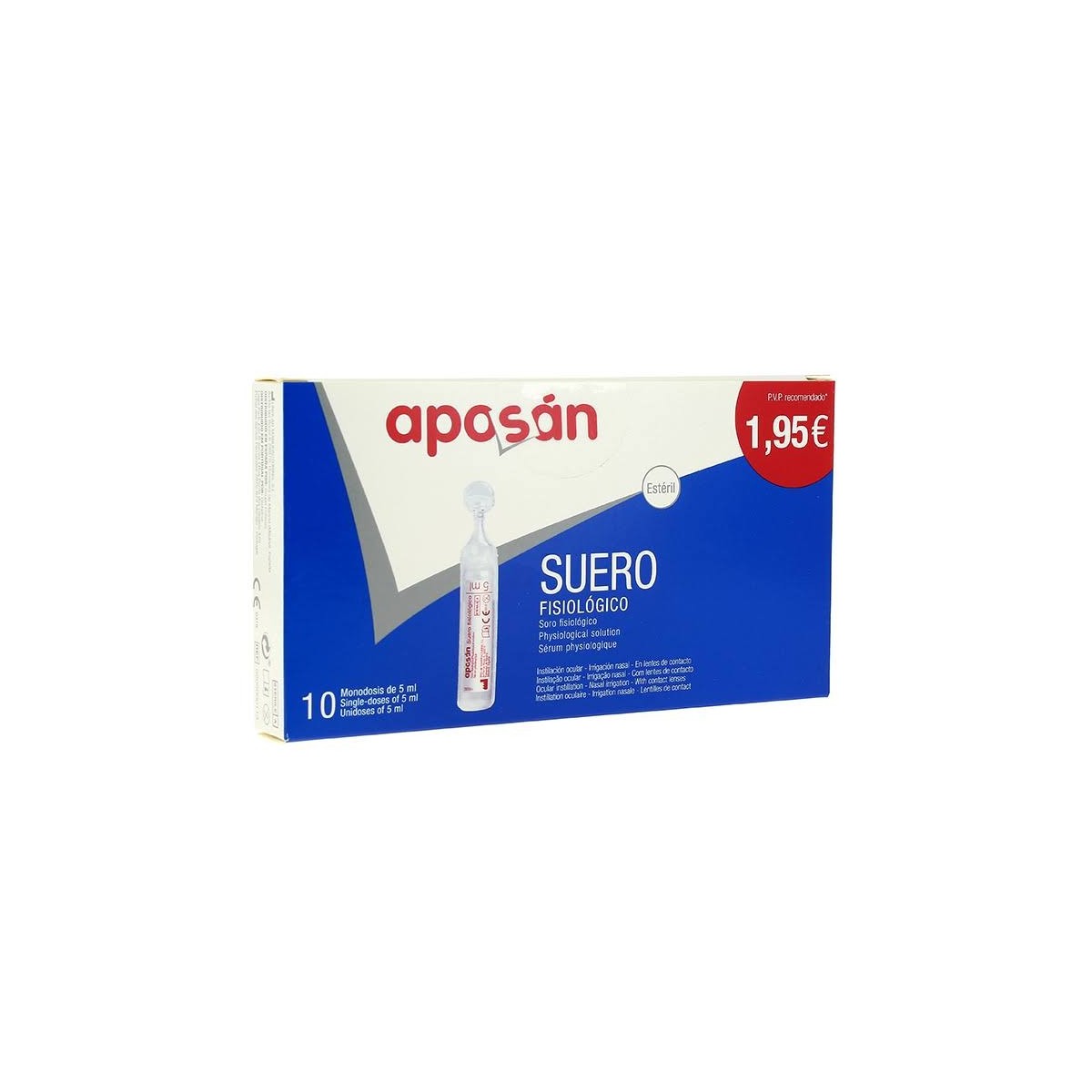 aposan suero fisiologico 10 monodosis de 5 ml