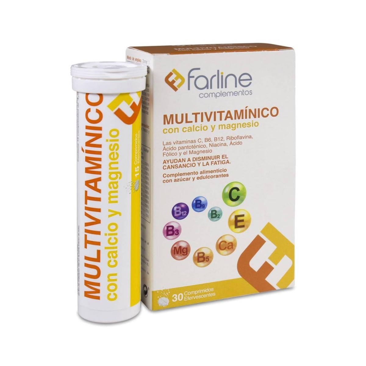 farline multivitaminico efervescente 30 comprimidos