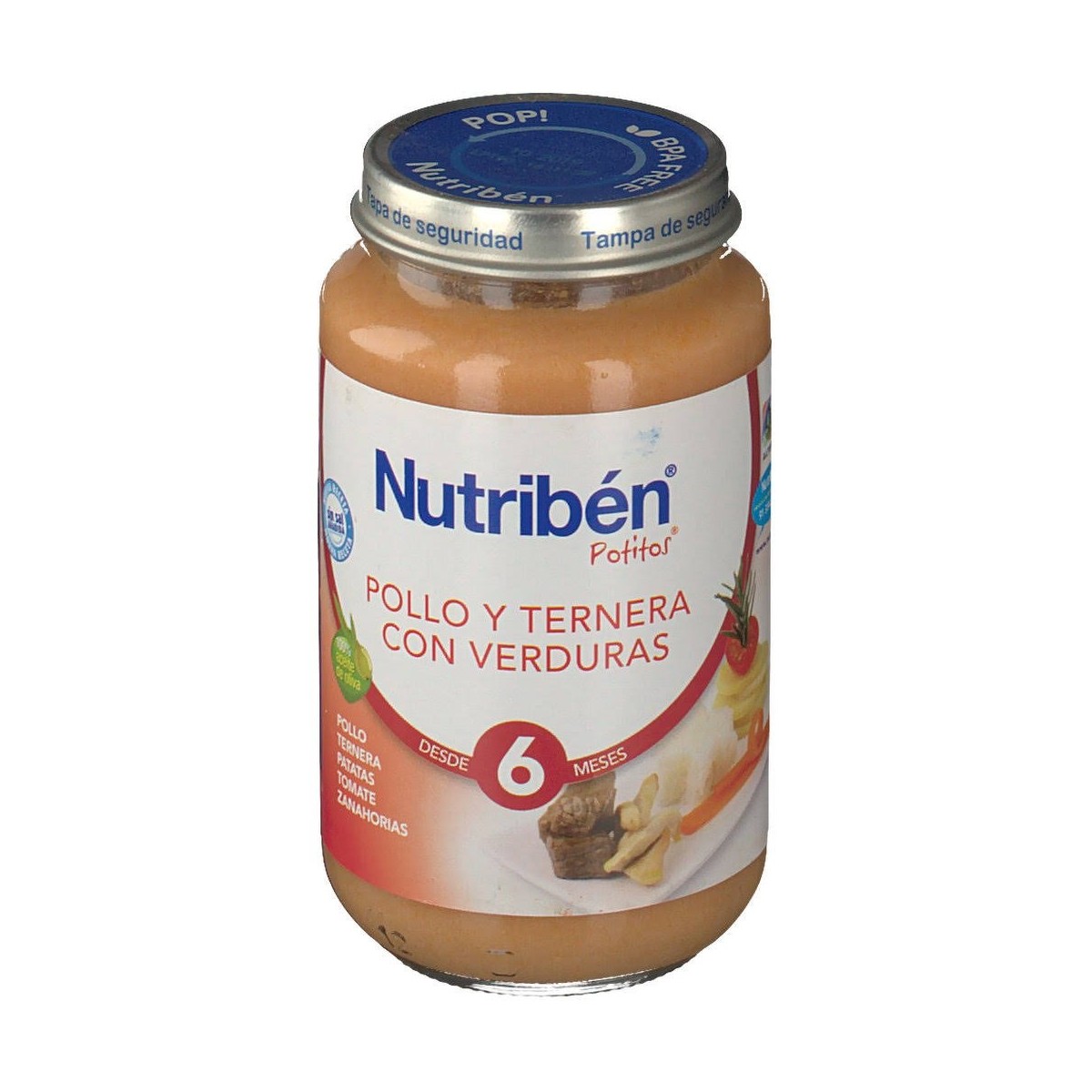 nutriben 250 g pollo ternera verduras