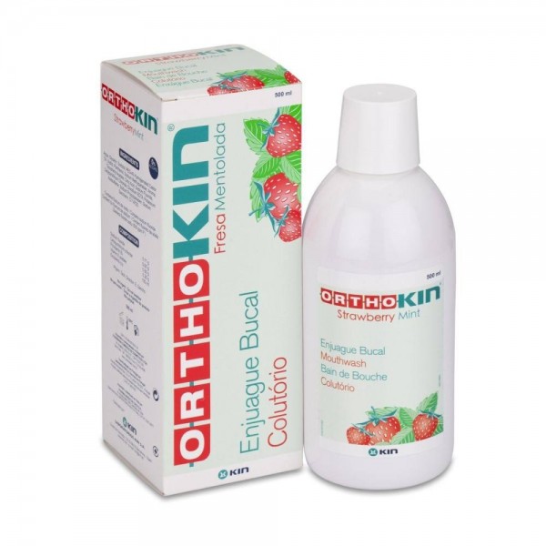 ortho kin fresa mentolada enjuague bucal 500 ml