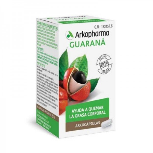 arkopharma guarana 45 capsulas arkocapsulas