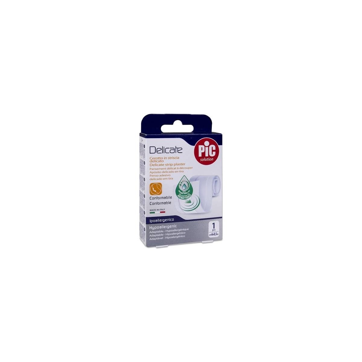 pic delicate aposito antibacteriano tira blanca 6 cmx 05m