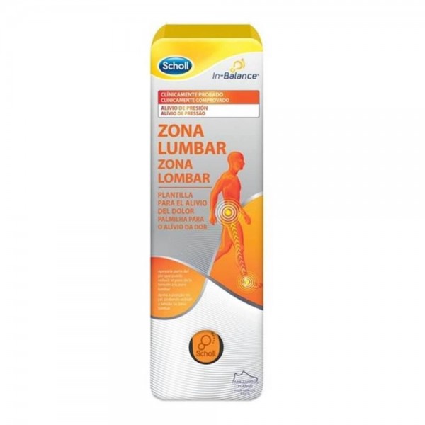 scholl in balance plantillas zona lumbar talla s