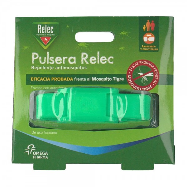 relec pulsera antimosquitos repelente verde