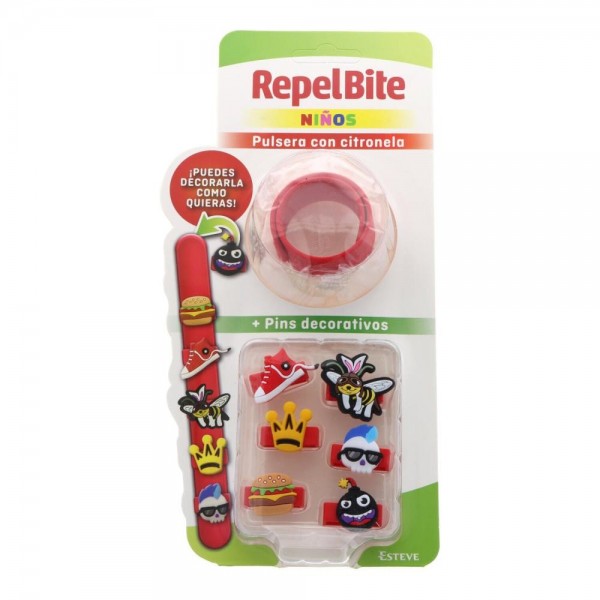 repel bite pulsera citronela ninos pins decorativos
