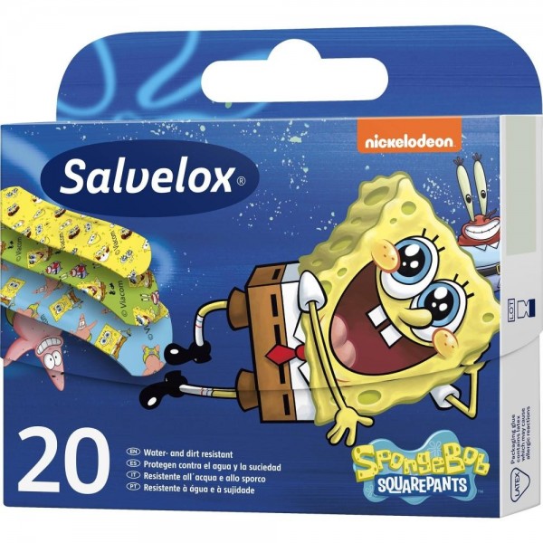 salvelox bob esponja 20 tiritas