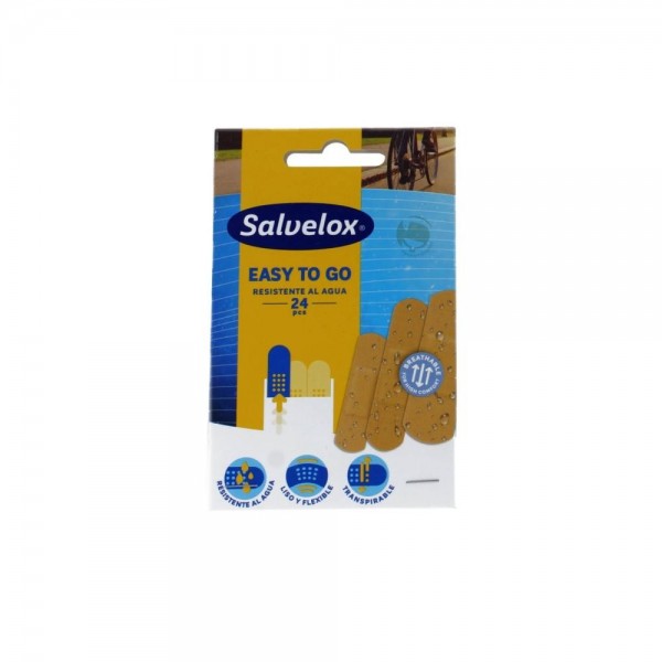 salvelox easy to go resistentes al agua 24 ud