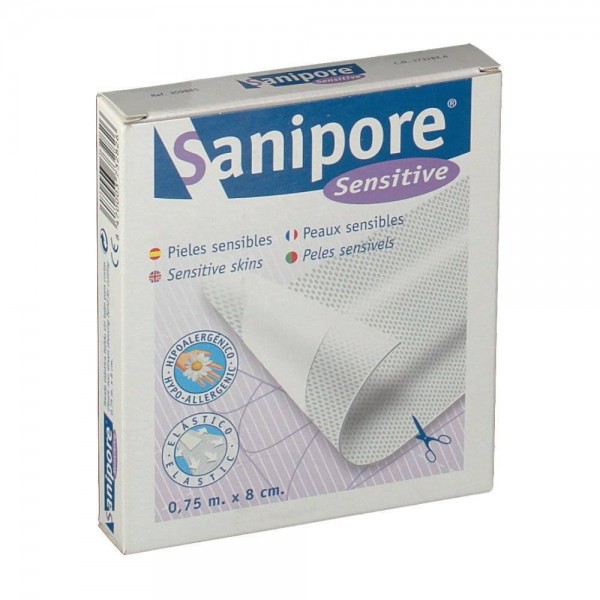 sanipore sensitive 075m x 8 cm