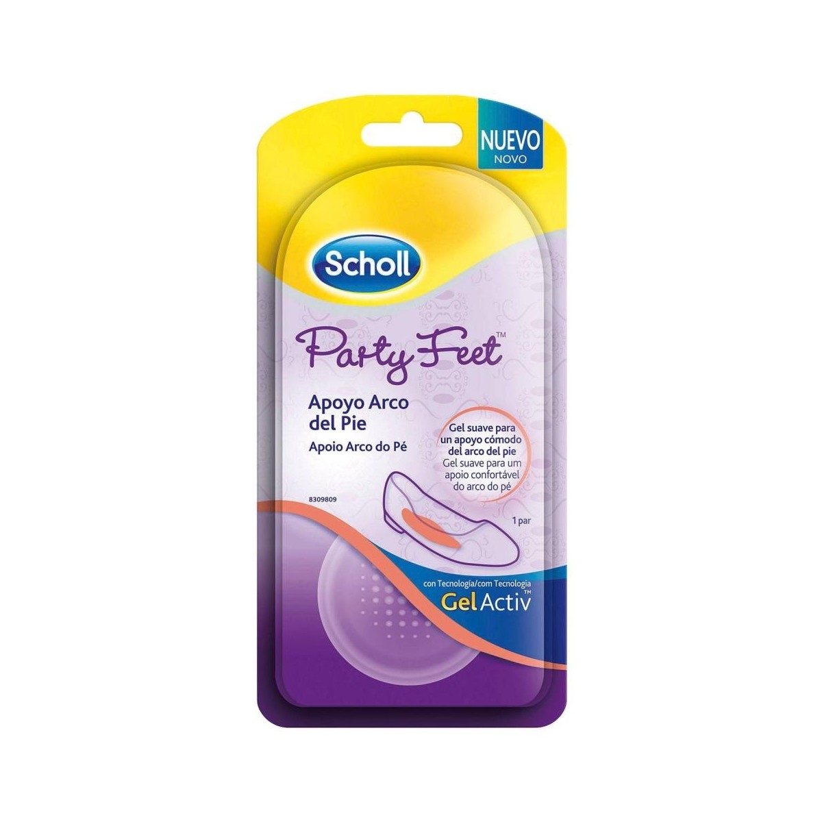 scholl party feet apoyo arco del pie