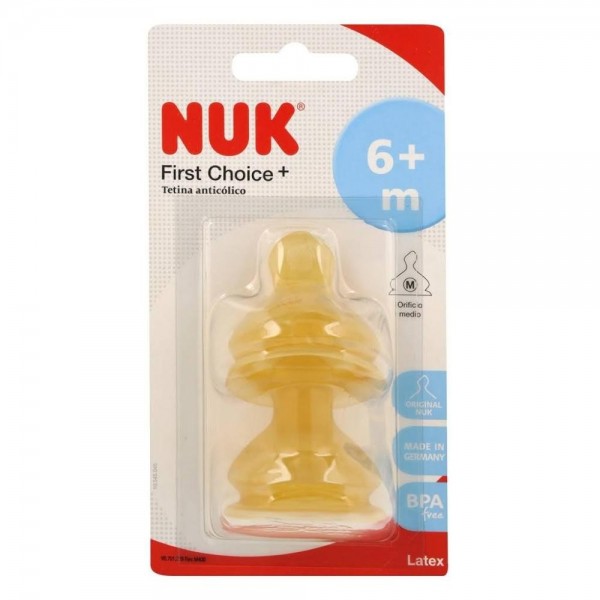 tetina nuk fc 2m latex 2 u