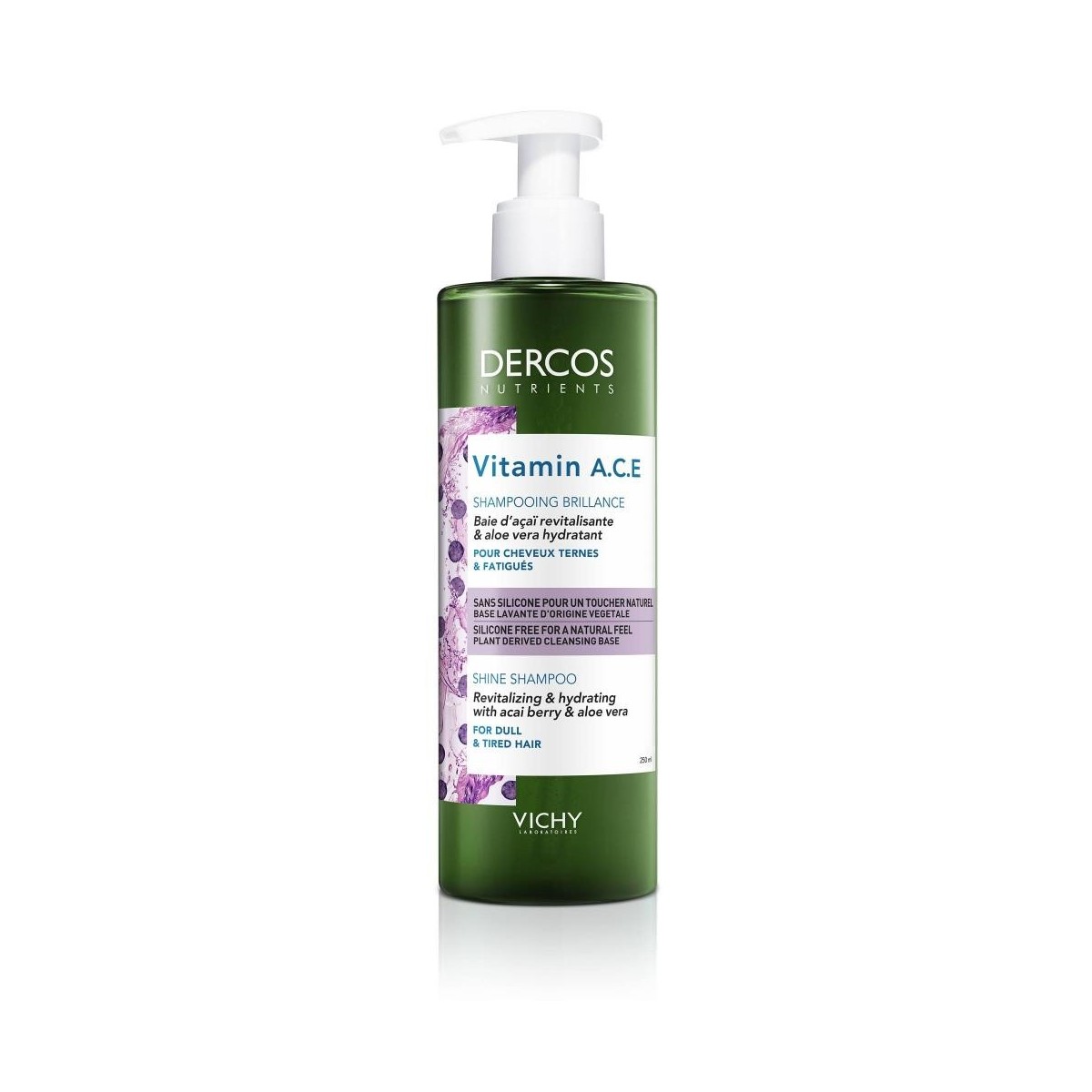 vichy dercos nutrients vitamin ace champu brillo 250ml