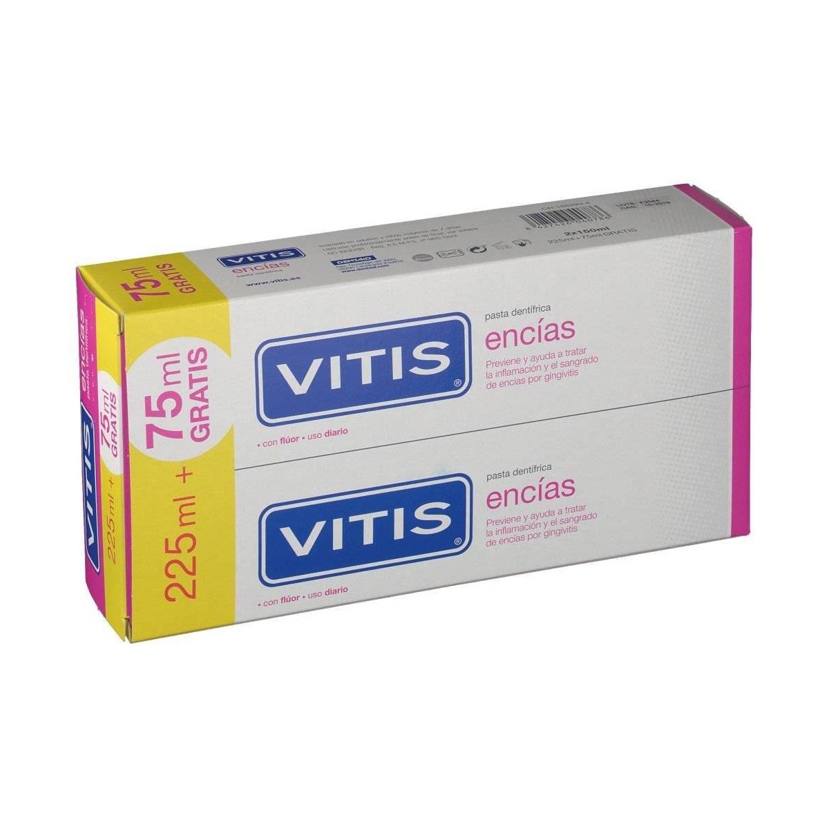 vitis encias pasta duplo 2x150ml