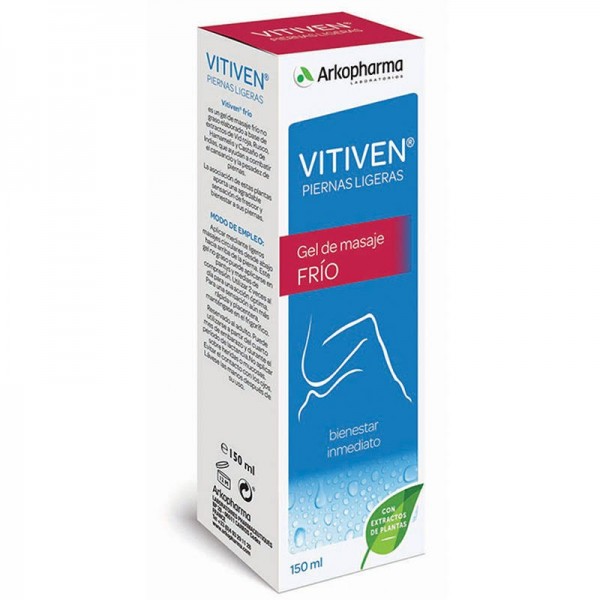 arkopharma vitiven piernas ligeras gel de masaje frio 150 ml