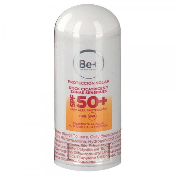 be stick cicatrices y zonas sensibles spf50