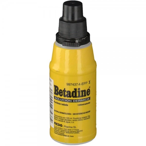 betadine solucion dermica 125 ml