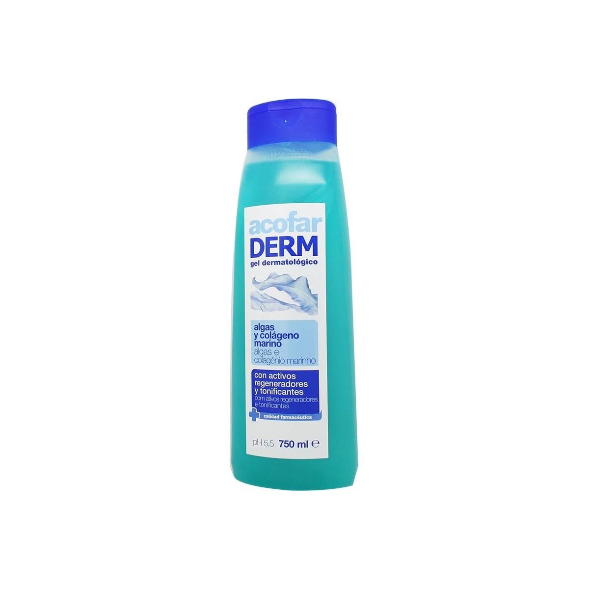 acofarderm gel algas y colageno marino 750 ml