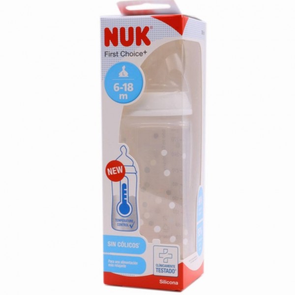 nuk biberon fc pp silicona 2l 6 18m 300 ml