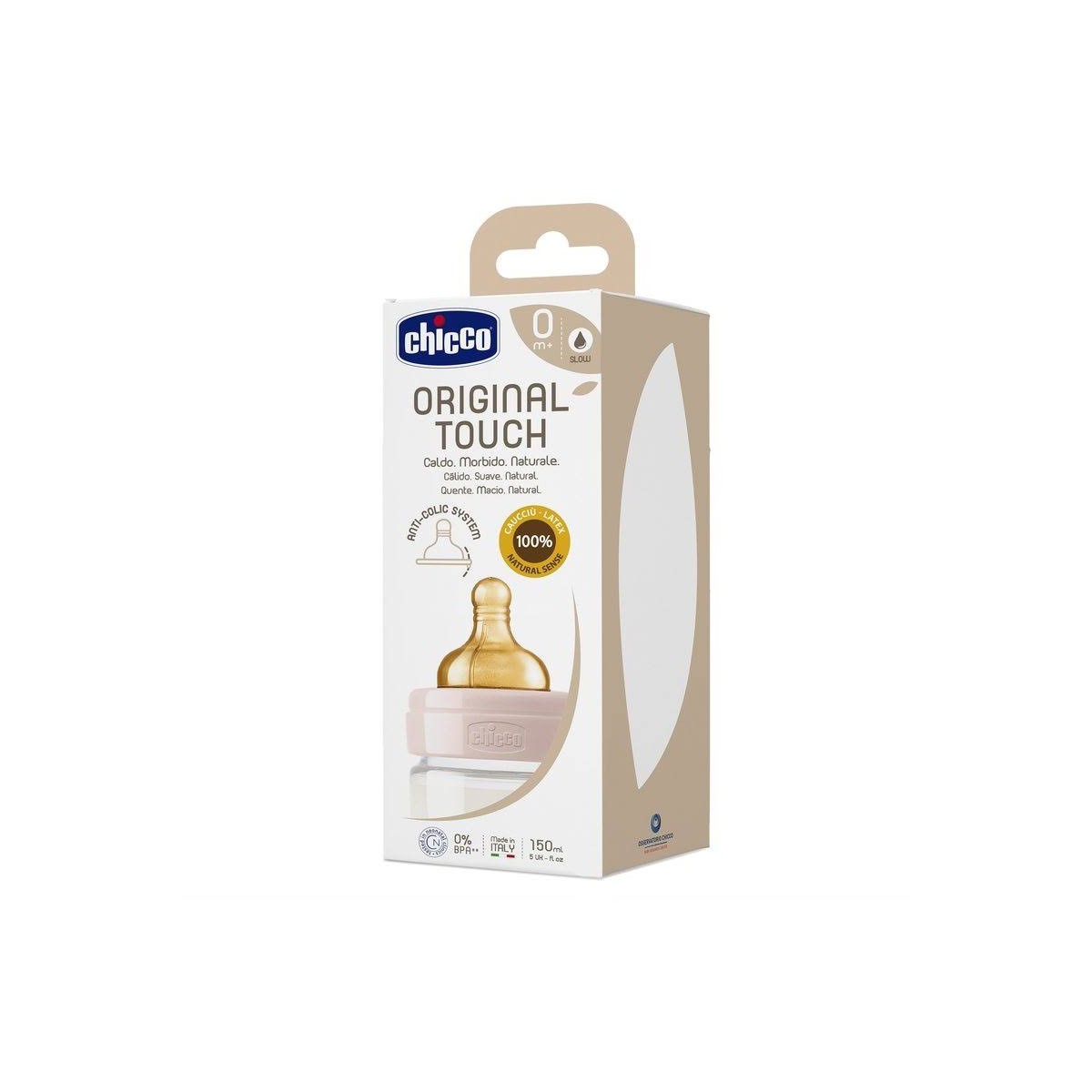 chicco biberon original touch 0m rosa 150ml