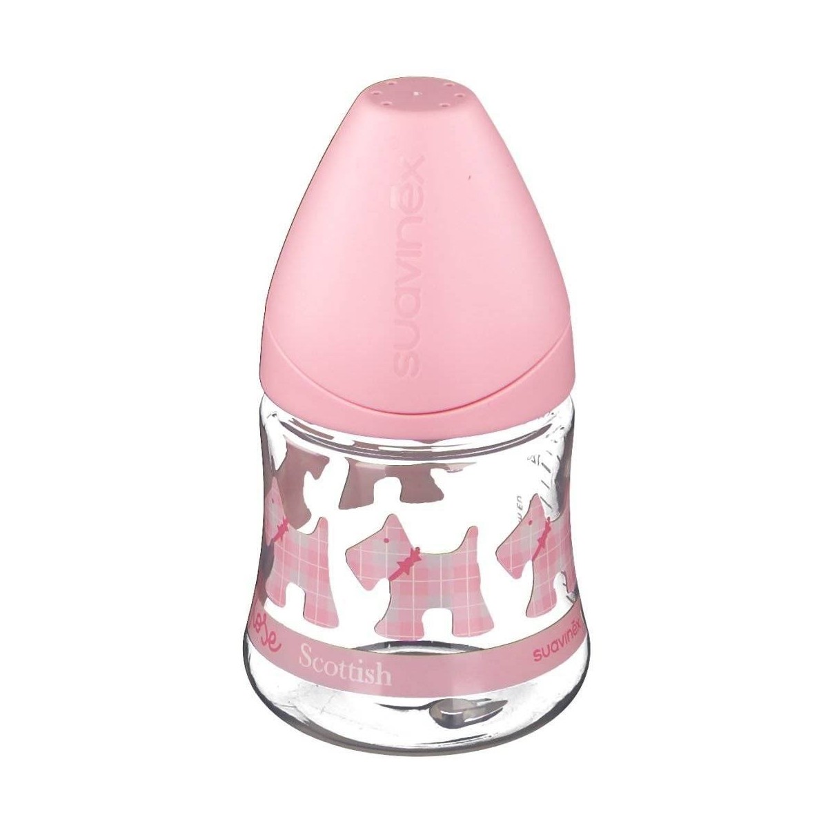 suavinex biberon rosa boca ancha tetina 3 posiciones 150 ml