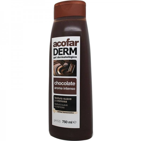 acofarderm gel de chocolate 750 ml