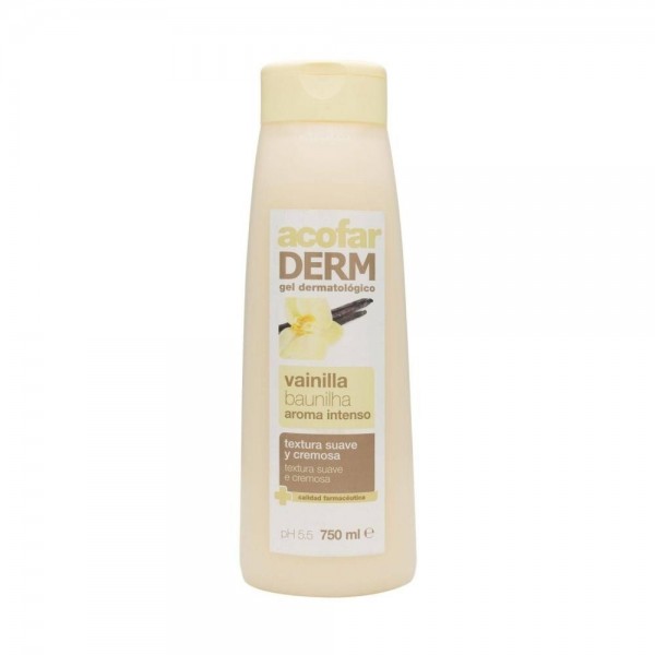 acofarderm gel vainilla 750 ml