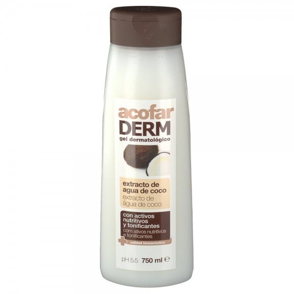 acofarderm gel extracto coco 750 ml