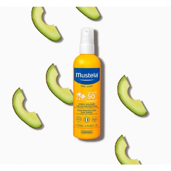 MUSTELA Spray Solar Bebés SPF50 (200ml) + Crema Solar Facial SPF50+ (40ml)