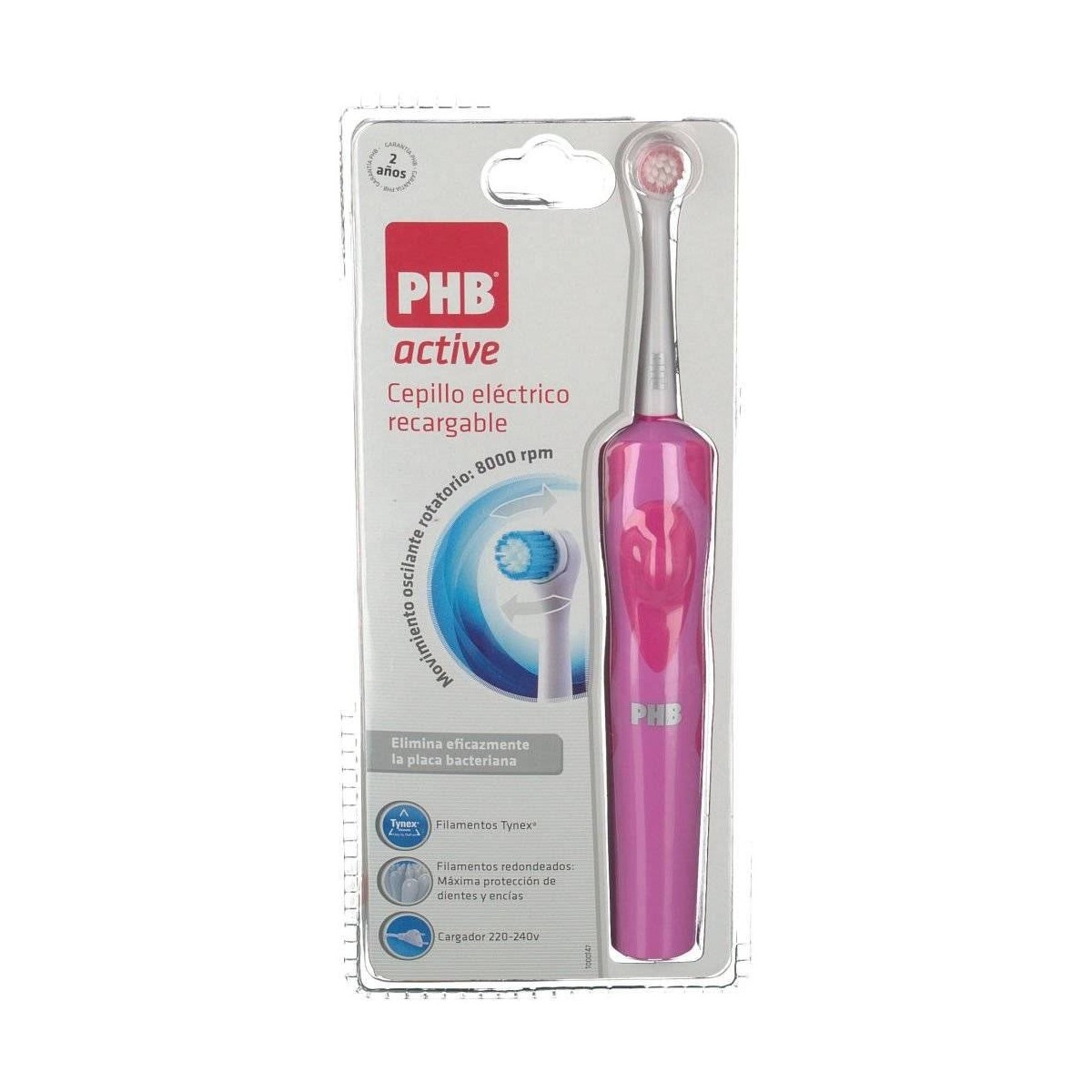 phb active cepillo electrico rosa