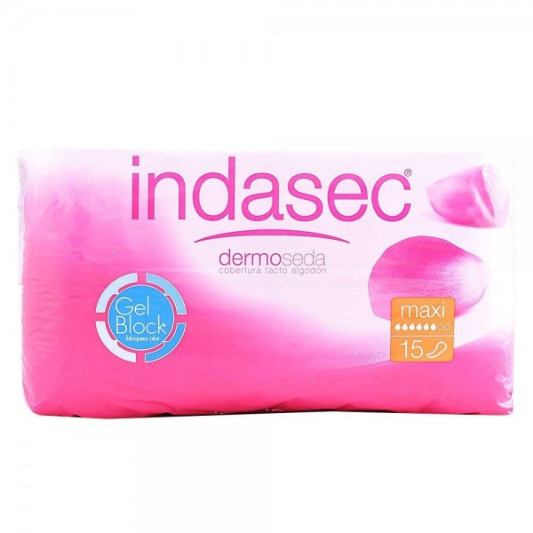 indasec dermoseda maxi 15 compresas