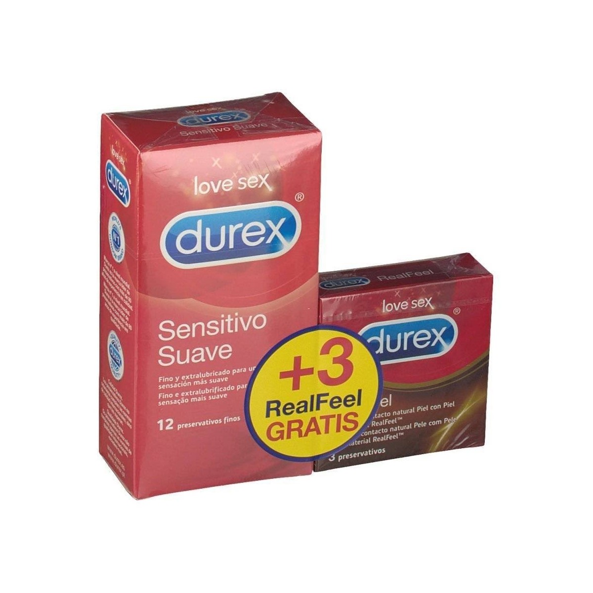 durex sensitivo suave 12 preservativos finos