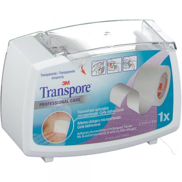 3m esparadrapo transpore 5 x 25