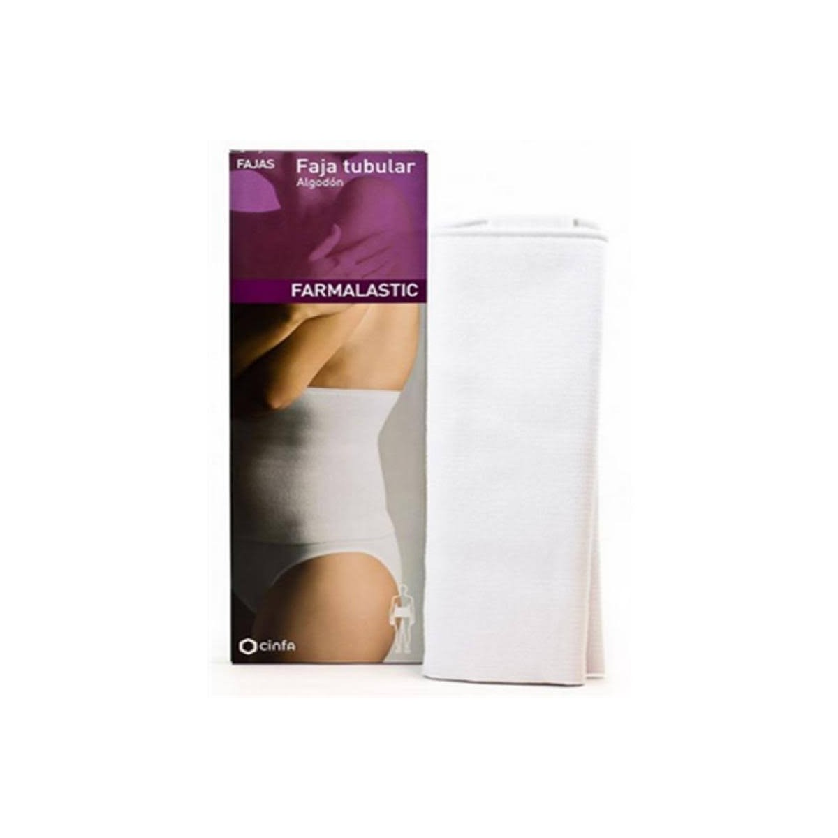 farmalastic faja tubular algodon blanca t 3