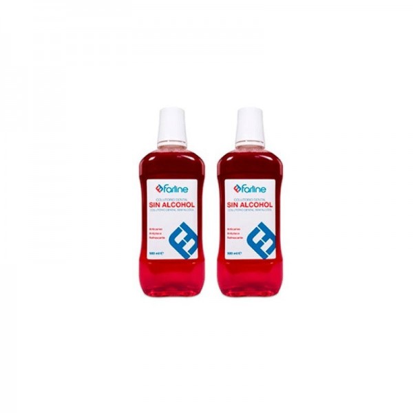 farline colutorio dental sin alcohol 2 x 500ml