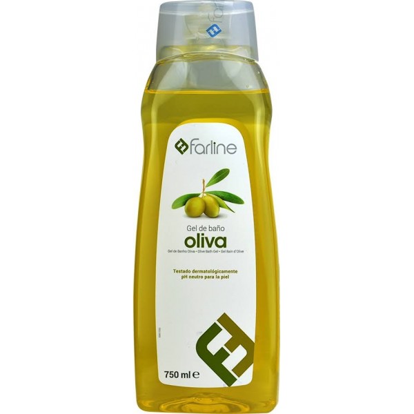 farline gel de bano aceite de oliva 750 ml