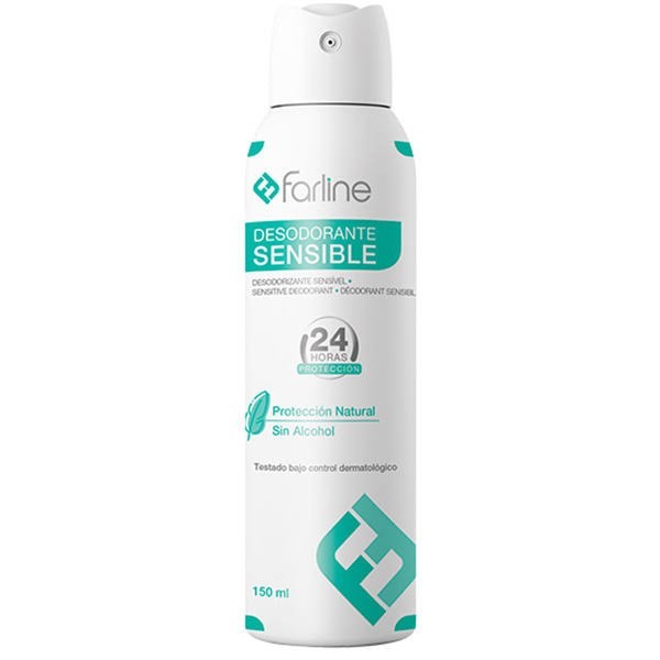 farline desodorante spray sensible 150 ml