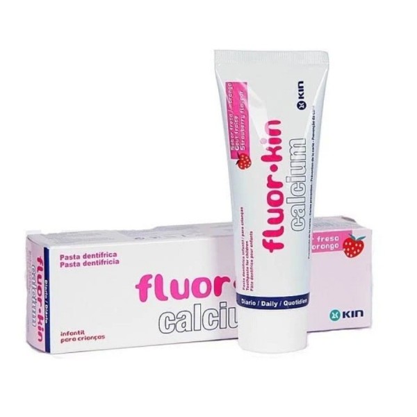 fluor kin calcio pasta dentifrica 75 ml