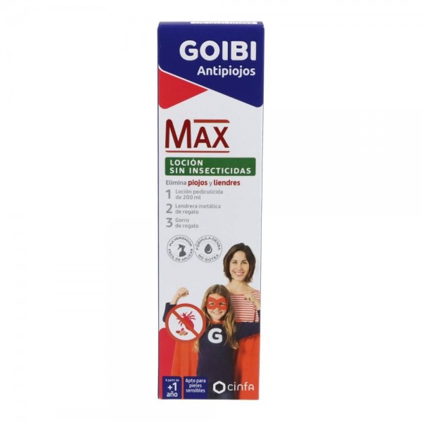 goibi antipiojos max locion sin insecticidas 200 ml