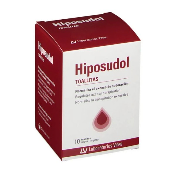 hiposudol 10 toallitas